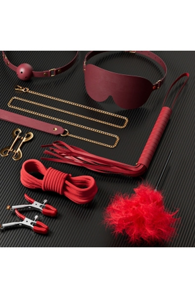 Luxury BDSM 11-pcs Kit Clarissa Red - Verdzības komplekts 2
