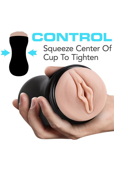 M For Men Soft & Wet Stroker Vanilla - Vagīnas masturbators 4