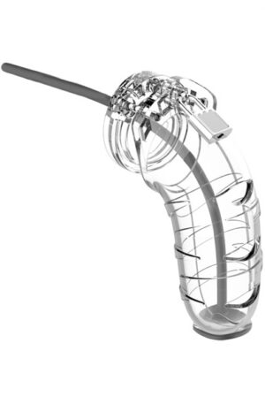 Mancage 17 Chastity Cage With Silicone Urethal Sounding - Šķīstības būris 1