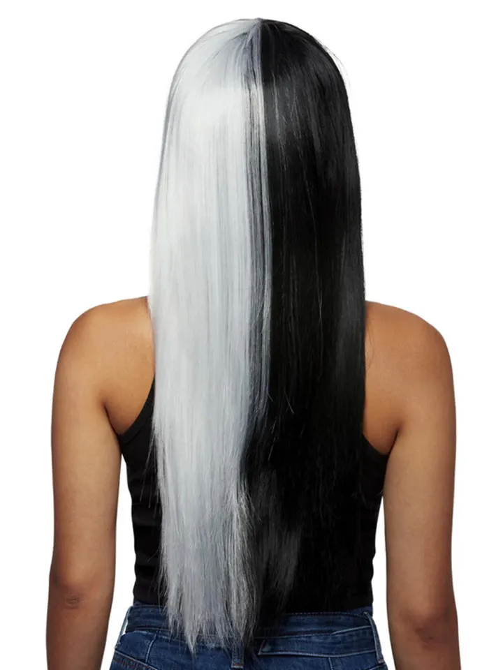Manic Panic Diva Wig Black & White - Parūka 2 [full]