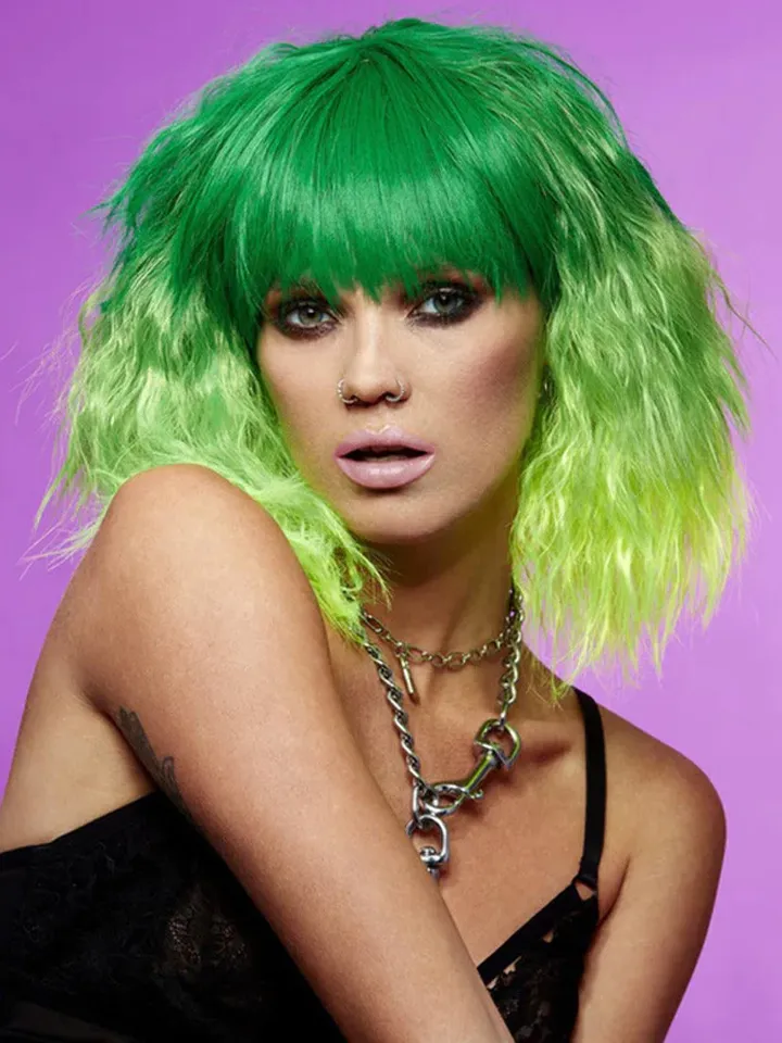 Manic Panic Green Envy Goddess Wig - Parūka 1 [full]