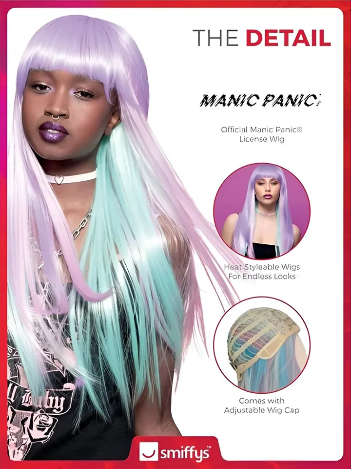 Manic Panic Lavender & Aqua Wig - Parūka 2 [full]