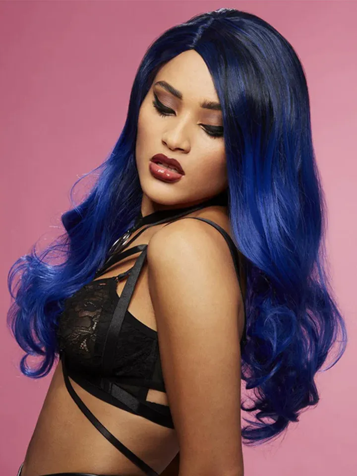 Manic Panic Midnight Blue Waves Wig - Parūka 1 [full]
