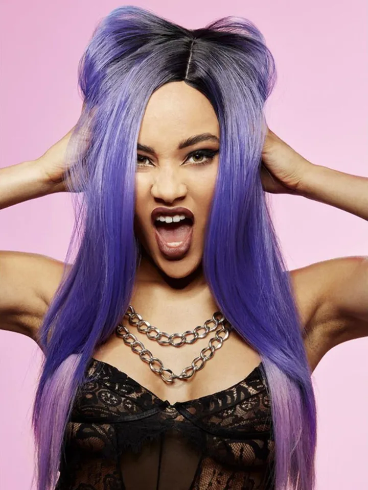Manic Panic Ombre Two Tone Purple Wig - Parūka 1 [full]
