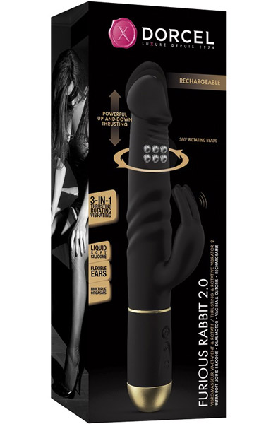 Marc Dorcel Furious Rabbit 2.0 Thrusting & Rotating Vibrator - Trušu vibrators 3