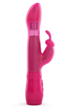 Marc Dorcel Furious Rabbit Vibrator Pink 24cm - Trušu vibrators 1