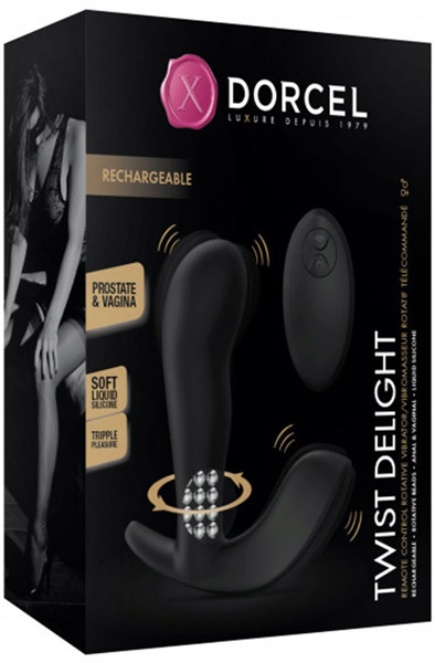 Marc Dorcel Twist Delight Vibrating Anal Plug - Anālais spraudnis ar tālvadību 3