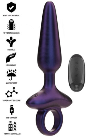 Marlon Vibrating Anal Plug Remote Control - Vibrējošs anālais spraudnis 1