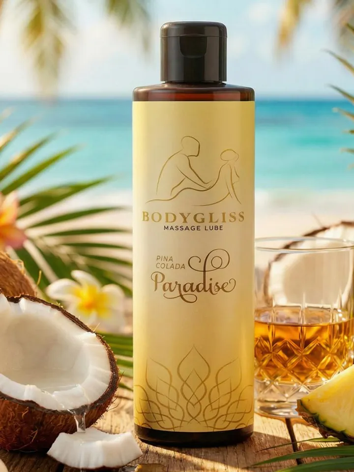 Massage Oil & Lubricant Pina Colada Paradise 150 ml - Masāžas eļļa 2 [full]