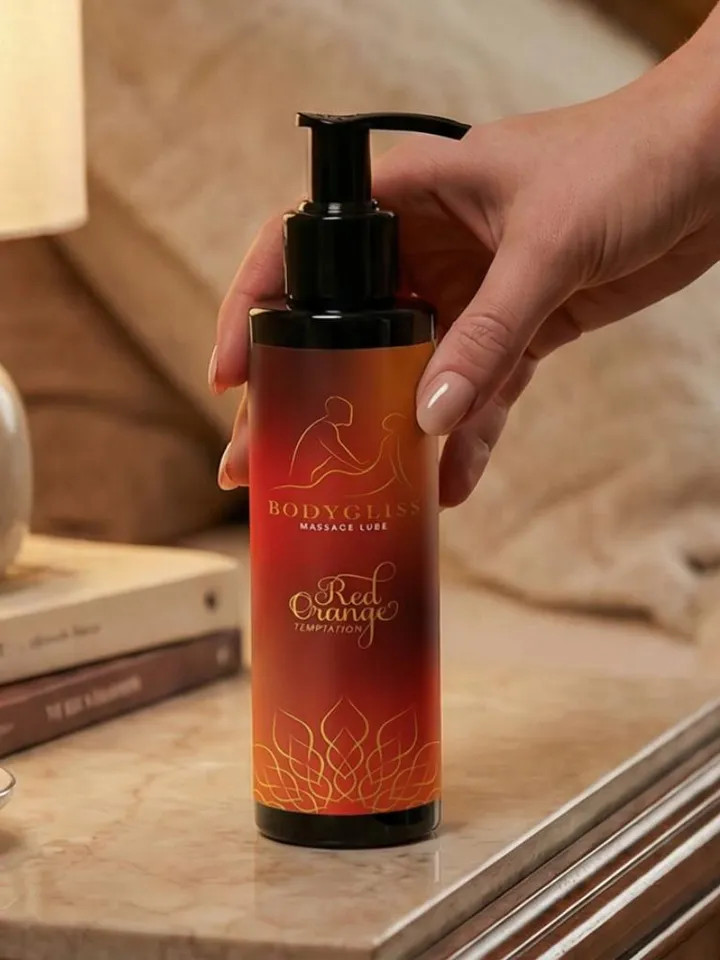 Massage Oil & Lubricant Red Orange Temptation 150 ml - Masāžas eļļa 3 [full]