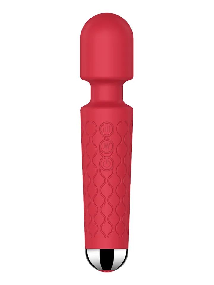 Massager Wand 20 Vibrations Red - Burvju nūjiņa / masāžas zizlis 1 [full]