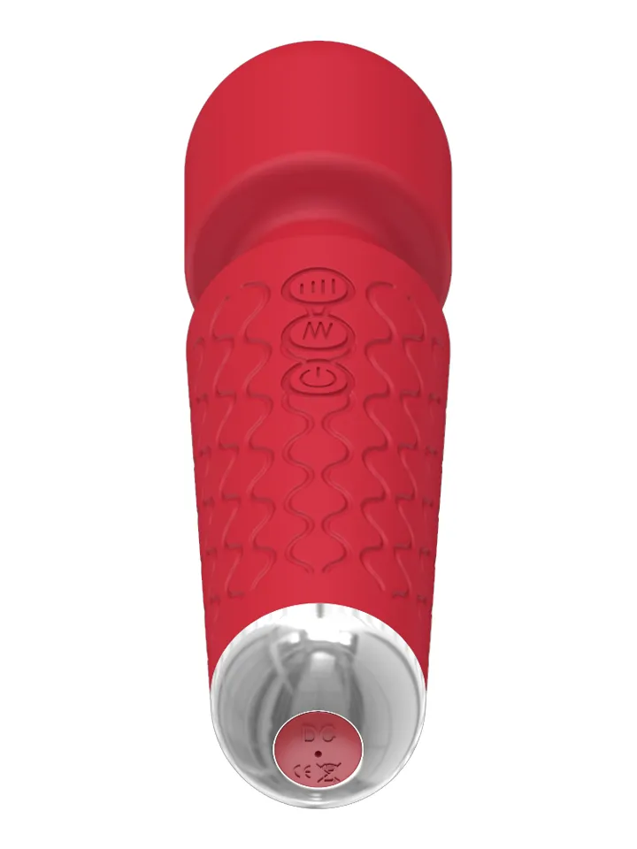 Massager Wand 20 Vibrations Red - Burvju nūjiņa / masāžas zizlis 3 [full]