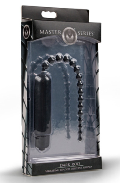 Master Series Dark Rod Sounding Dilator Black - Vibrējošs paplašinātājs 2