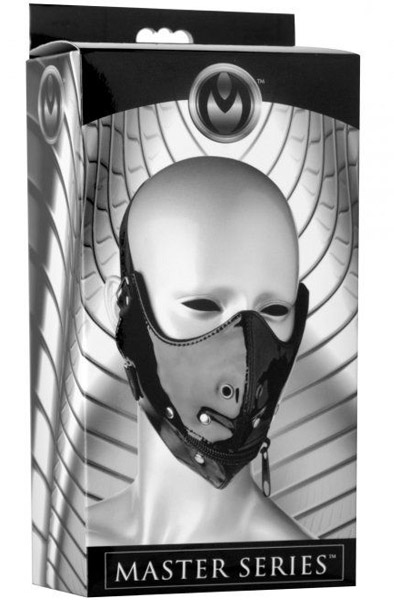 Master Series Lektor Zipper Mouth Muzzle - BDSM maska 2