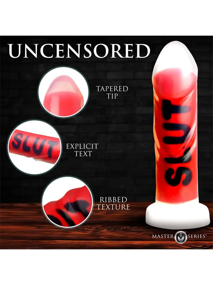Master Series Slut Silicone Dildo 18,5 cm - Dildo 3 [full]