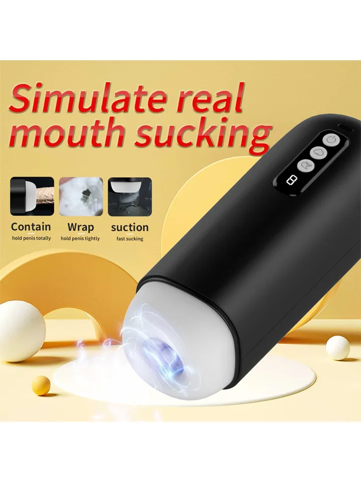 Masturbator 8 Sucking Mode + Interactive Function - Vibrējošs masturbators 3 [full]