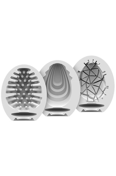 Masturbator Egg 3-pack Naughty, Savage, Crunchy - Tenga ola 2