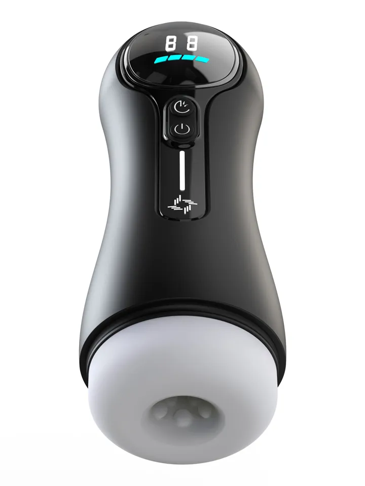 Masturbator With 4 Suction & 9 Vibration Modes - Masturbators 1 [full]