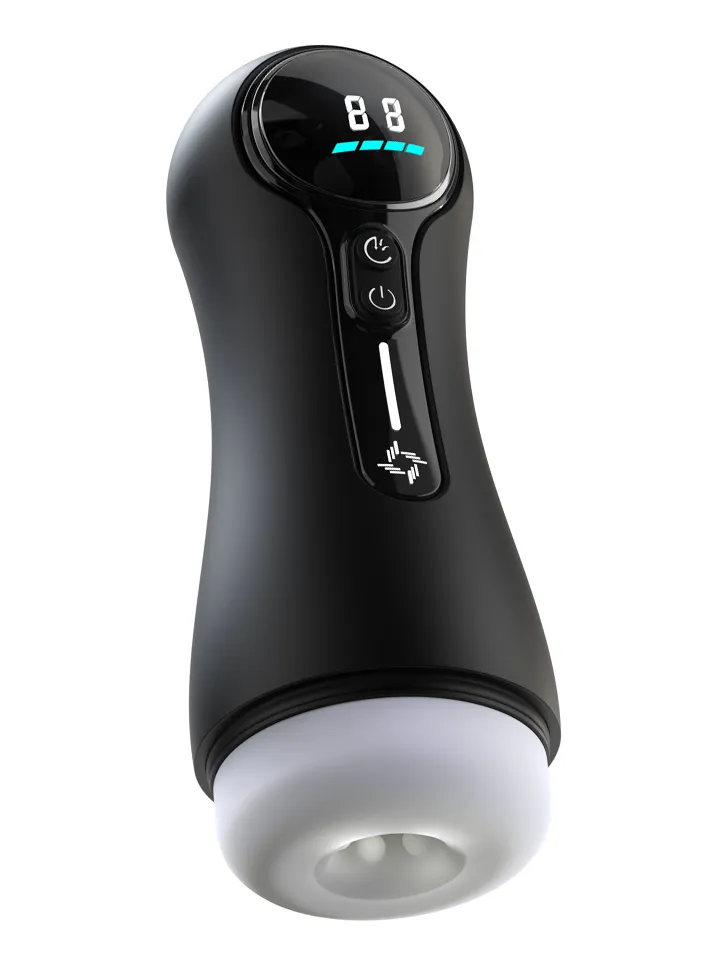 Masturbator With 4 Suction & 9 Vibration Modes - Masturbators 3 [full]