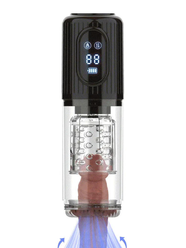 Masturbator With Suction, Rotating & Thrusting Motion - Automātiskais masturbators 2 [full]
