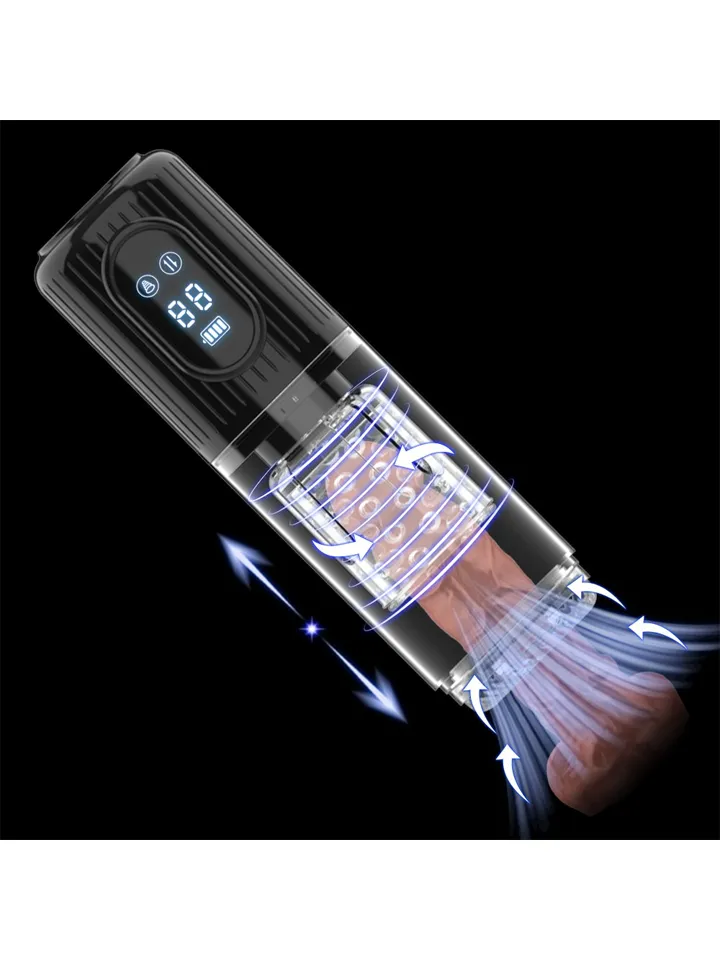Masturbator With Suction, Rotating & Thrusting Motion - Automātiskais masturbators 3 [full]