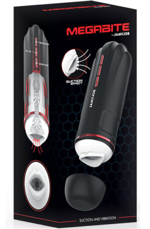 Megabite Mouth Suction & Vibration Masturbator - Masturbators 1