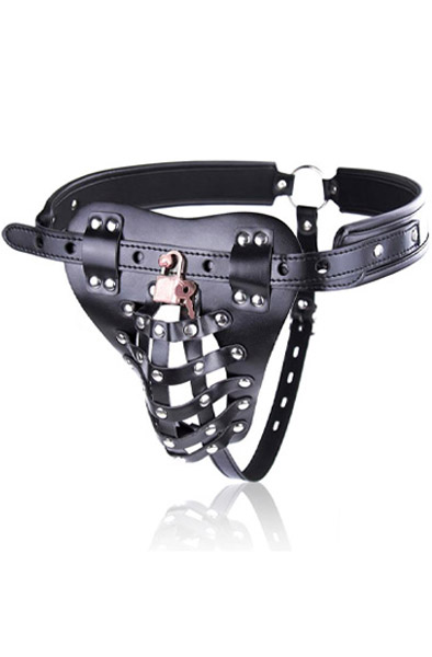 Mens Chastity Pants With Cage Adjustable - Šķīstības josta 1