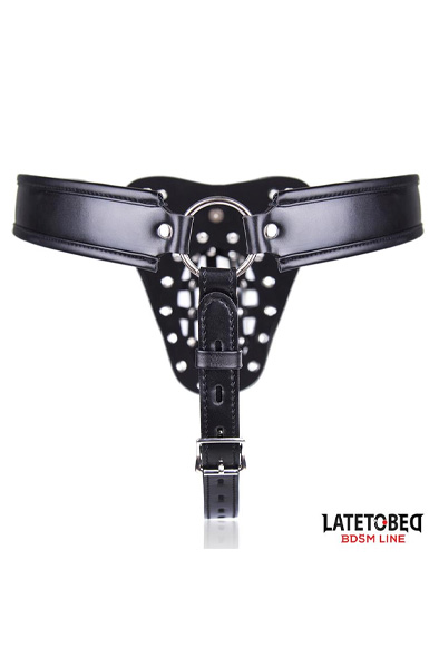 Mens Chastity Pants With Cage Adjustable - Šķīstības josta 4