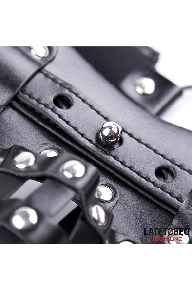 Mens Chastity Pants With Cage Adjustable - Šķīstības josta 6