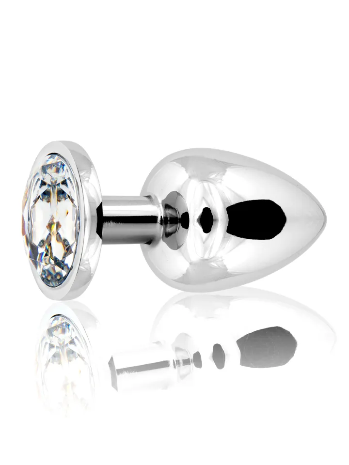 Metal Butt Plug Silver Large - Anālais spraudnis metāla 1 [full]