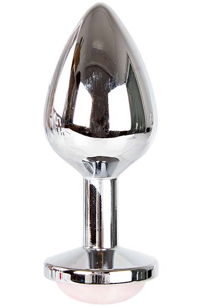 Metal Plug Gemstone Pink Medium - Anālais spraudnis metāla 2