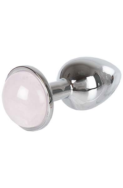 Metal Plug Gemstone Pink Small - Anālais spraudnis metāla 1