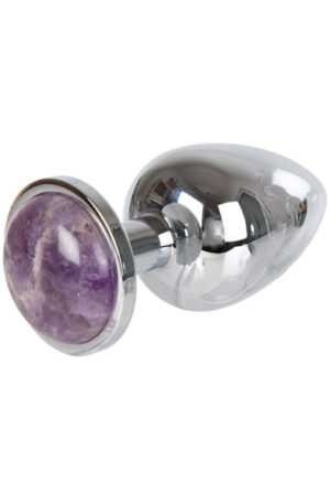 Metal Plug Gemstone Purple Large - Muca spraudnis 1