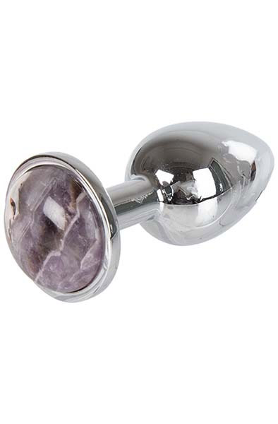Metal Plug Gemstone Purple Small - Anālais spraudnis metāla 1