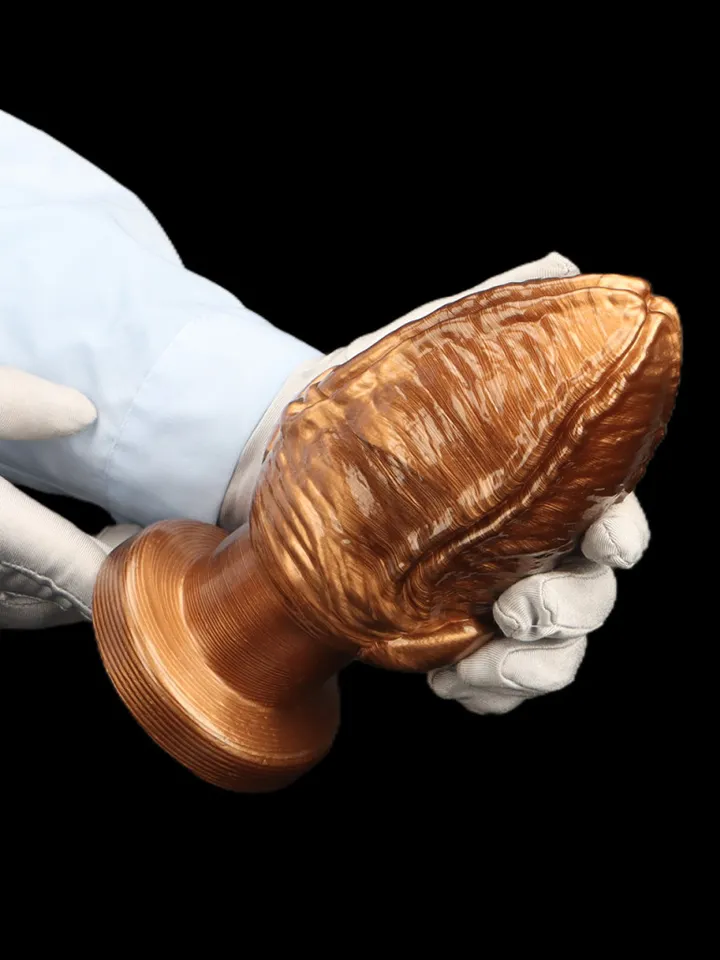 Metallic Fantasy Goldnut Plug 20 cm - XXL Buttplug 1 [full]