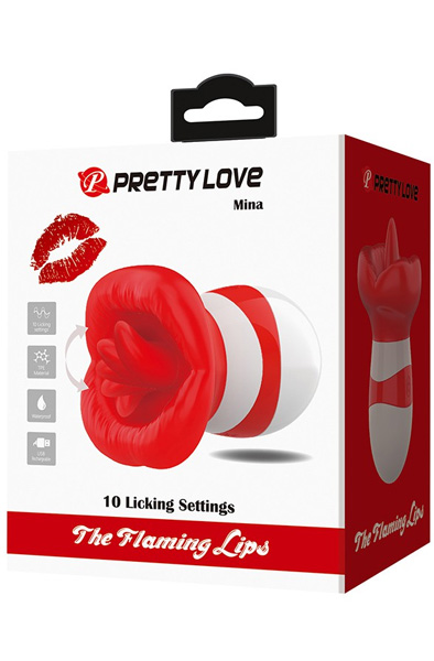 Mina Tongue Stimulator Light Red - Klitora stimulators 4