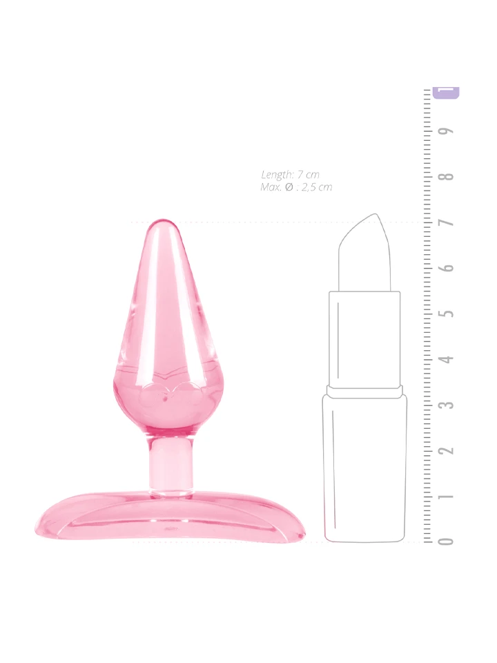 Mini Anal Plug Pink - Mini anālais spraudnis 3 [full]