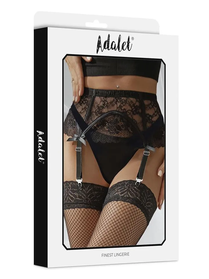Miranda Lace Garter With Panties - Zeķes jostas turētājs 3 [full]