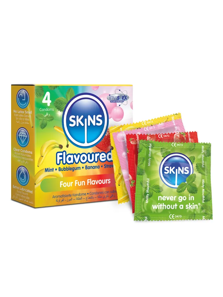 Mixed Flavored Condom 4-pack - Aromatizēti prezervatīvi 1 [full]