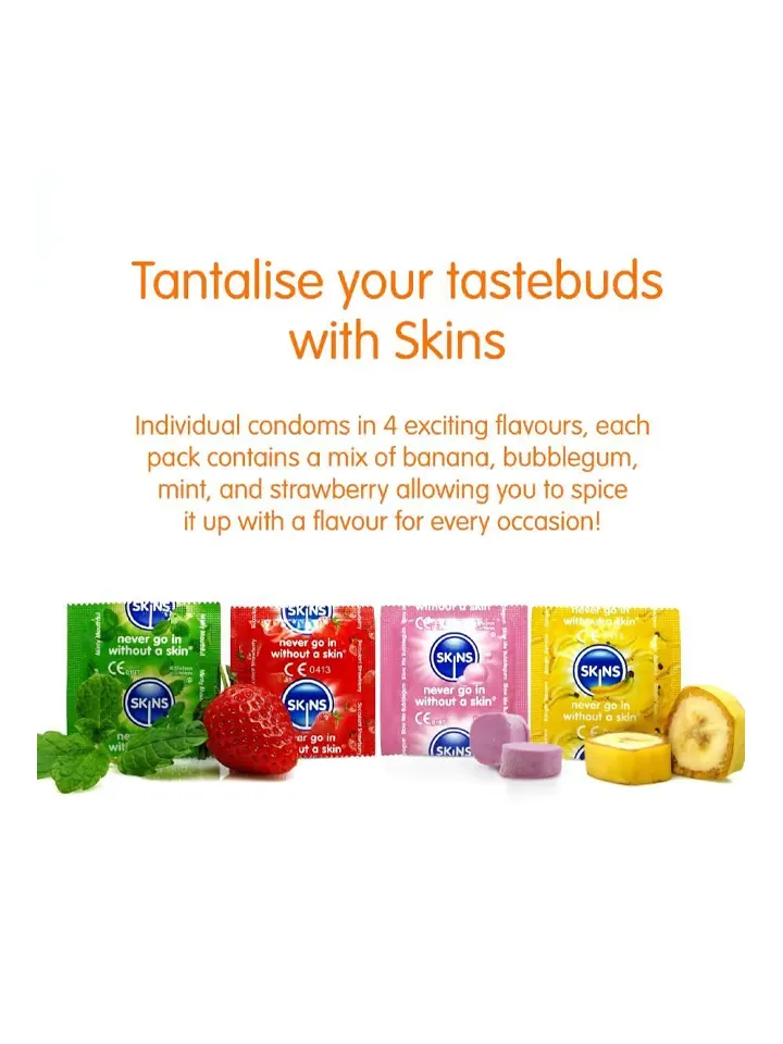 Mixed Flavored Condom 4-pack - Aromatizēti prezervatīvi 2 [full]
