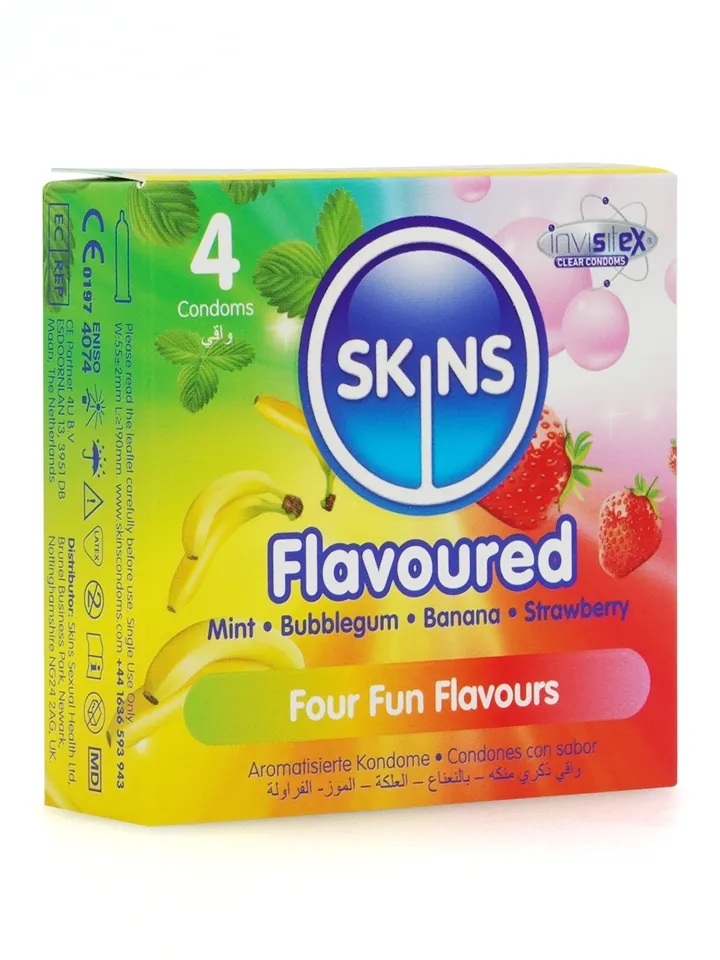 Mixed Flavored Condom 4-pack - Aromatizēti prezervatīvi 3 [full]