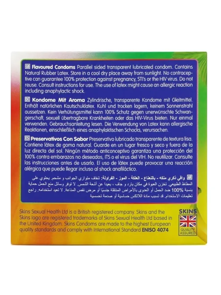 Mixed Flavored Condom 4-pack - Aromatizēti prezervatīvi 4 [full]