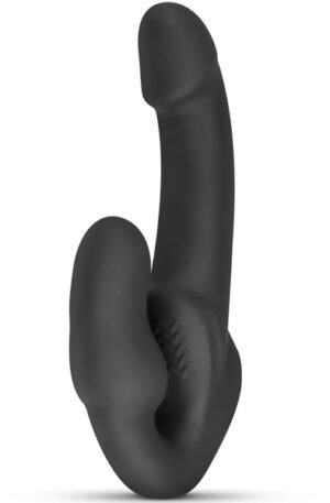 Morgan Strapless Strap-On Dildo Black 22 cm - Strap-on 1