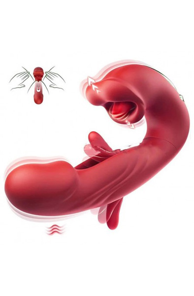 Mouty Vibe With Biting & Flipping With App - Lietotnes kontrolēts vibrators 2