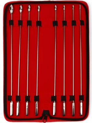 Mr Steel Rosebud Urethral Sounds 8-pack - Dilatatora pakete 1