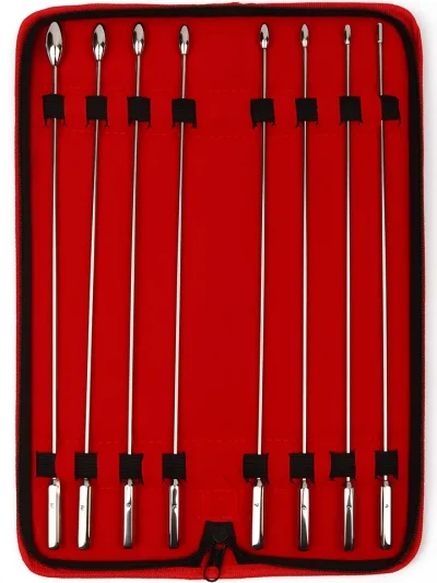 Mr Steel Rosebud Urethral Sounds 8-pack - Dilatatora pakete 1