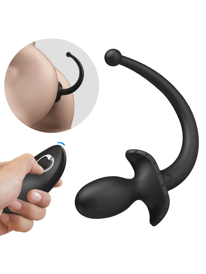 Mr. Play Remote Control Vibrating Butt Plug Tail - Vibrējošs anālais spraudnis 1 [full]