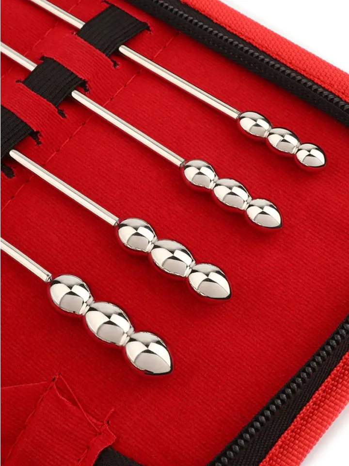 Mr. Steel Rosebud Urethral Sounds 8-pack - Dilatatora pakete 2 [full]