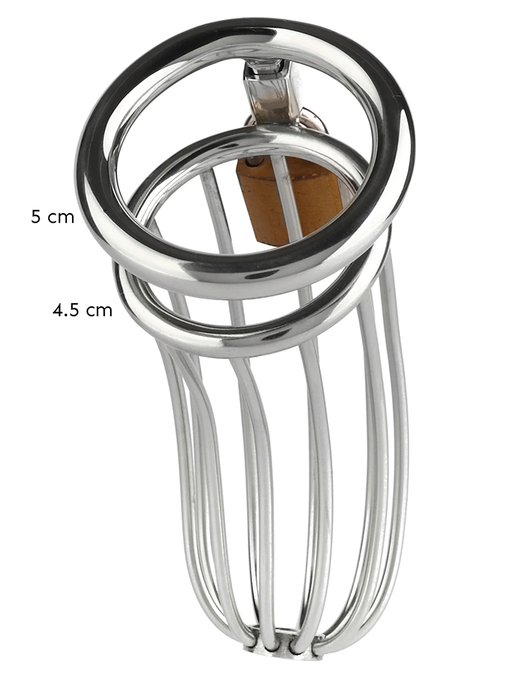 Mr. Steel The Man Slut Cock Cage - Šķīstības būris 2