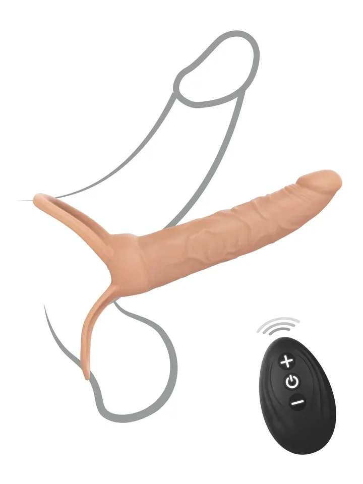 Naked Vibrating Double Trouble Silicone - Vibrējošs dildo 2 [full]
